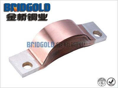 乐清厂家直销铜箔软连接 可定制 T2紫铜带 易散热 量大从优图片_高清图_细节图-浙江金桥铜业科技 -